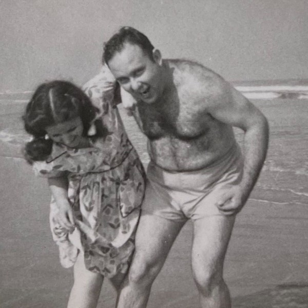 Original Vintage Photograph | Beach Frolic