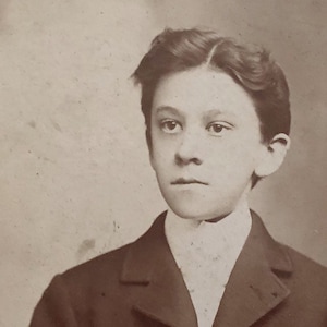 Originele antieke kastkaartfoto | Alistair
