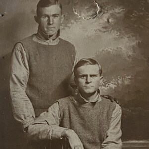 Original antike RPPC Fotografie | Oscar & Jackson