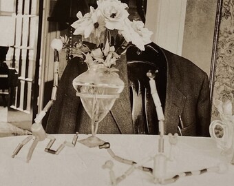 Original Antique Photograph | Dining Room Suit