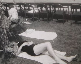 Original Vintage Photograph | Laying Out Before An Event