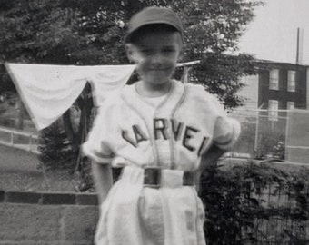 Original Vintage Photograph | Little Leaguer | 1960