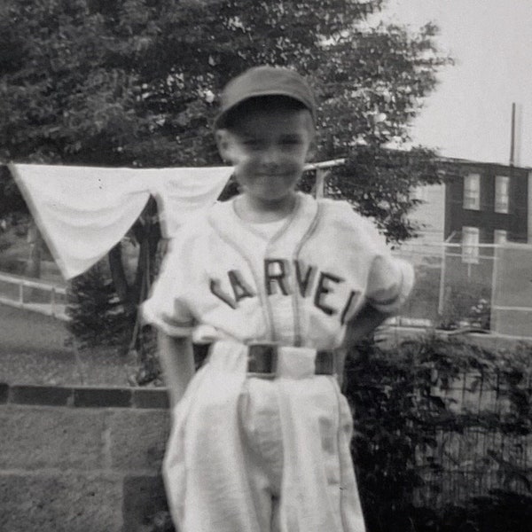 Original Vintage Photograph | Little Leaguer | 1960