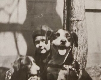 Original Antique Photograph | Cody Goes the Dogs