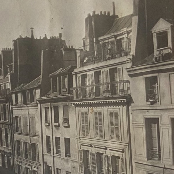 Original Antique Photograph | On the Rue du Bac