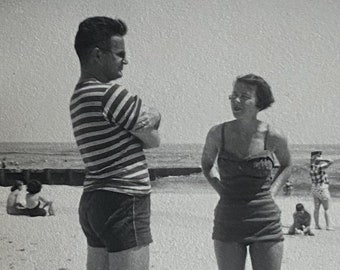 Originele vintage foto | Strandconferenties