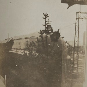 Fotografia antica originale / Treno per Corona
