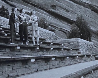 Original Vintage Fotografie | Die roten Felsen | um 1950