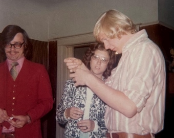 Original Vintage Farbfotografie | Gesellschaftsspiele | 1973