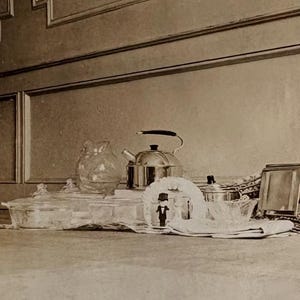 Original Antique Photograph | Shiny Still Life