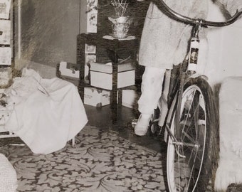 Original Vintage Photograph | Maureen's New Bike | 1958