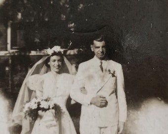 Tiny Original Vintage Photograph | Stardust Wedding
