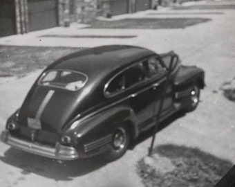 Original Vintage Photograph | Getaway Car | 1949