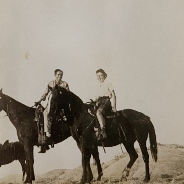 Original Antique Photograph | Early Riders