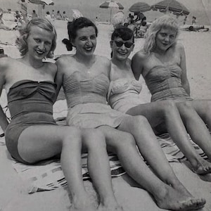 Photographie vintage originale | Beautés de la plage