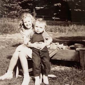 Original Antique Photograph | Sweet Sis | 1937