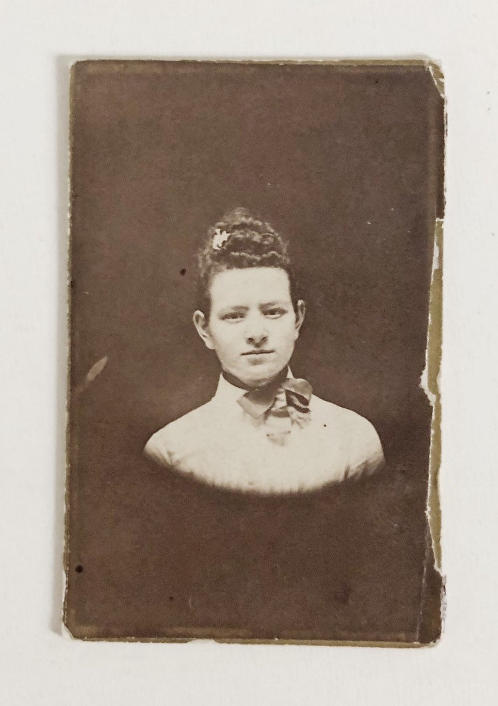 Original Antique Portrait Photograph Adelia Etsy