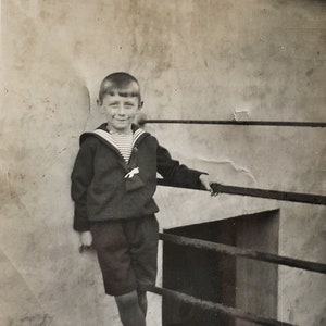Original Antique Photograph | Sailor Boy