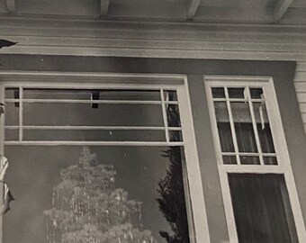 Original Vintage Photograph | Christmas Window