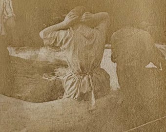 Originele antieke foto | Zet je haar op