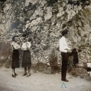 Original Vintage Photograph | A Real Nut Driver