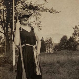 Original Antique Photograph | Oar Girl