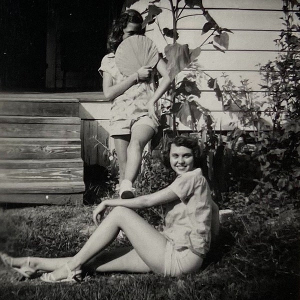 Original Antique Photograph | Sly Sister