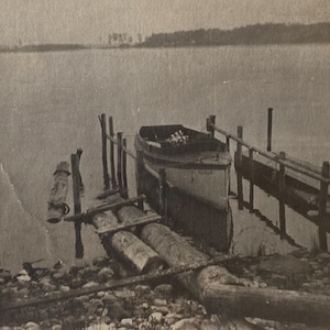 Original Antique Photograph | Up River