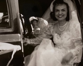 Original Vintage Photograph | Brides Ride | 1941