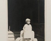 Original Antique Photograph Gemma, Standing