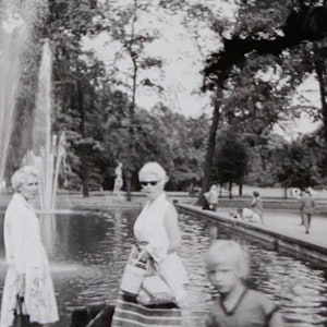 Original Vintage Photograph | Park Fountains