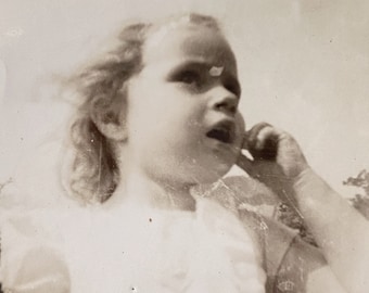 Original Vintage Photograph | Daughter Dreams