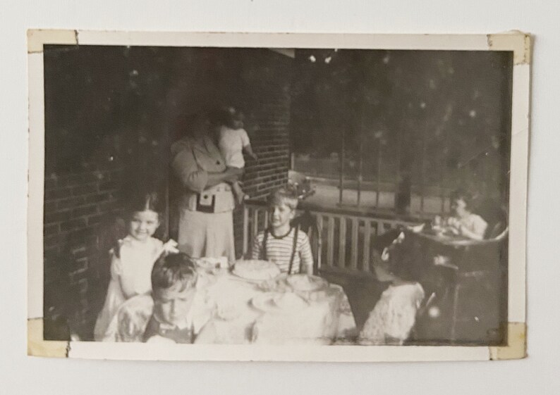 Porch Party Original Vintage Photograph
