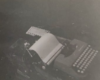 Original Vintage Photograph | The Typewriter