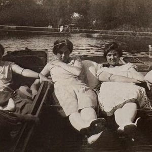 Original Antique Photograph | Boat Beds