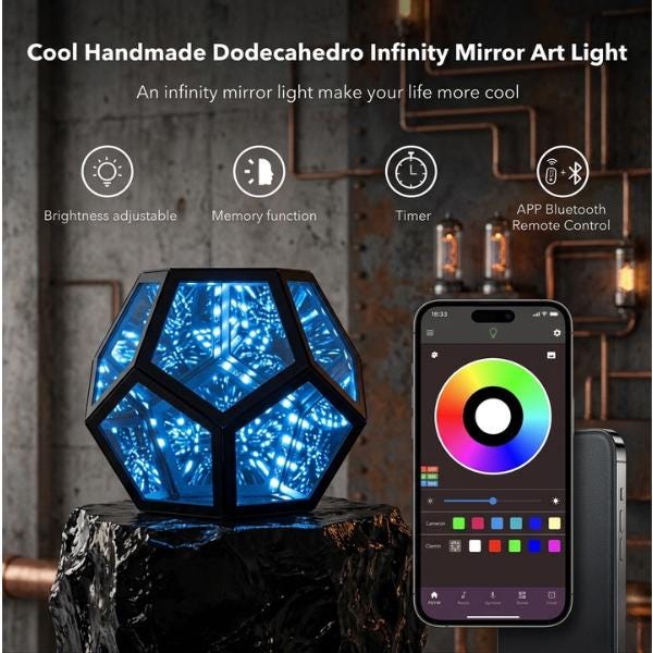 Infinity mirror cube - Etsy 日本