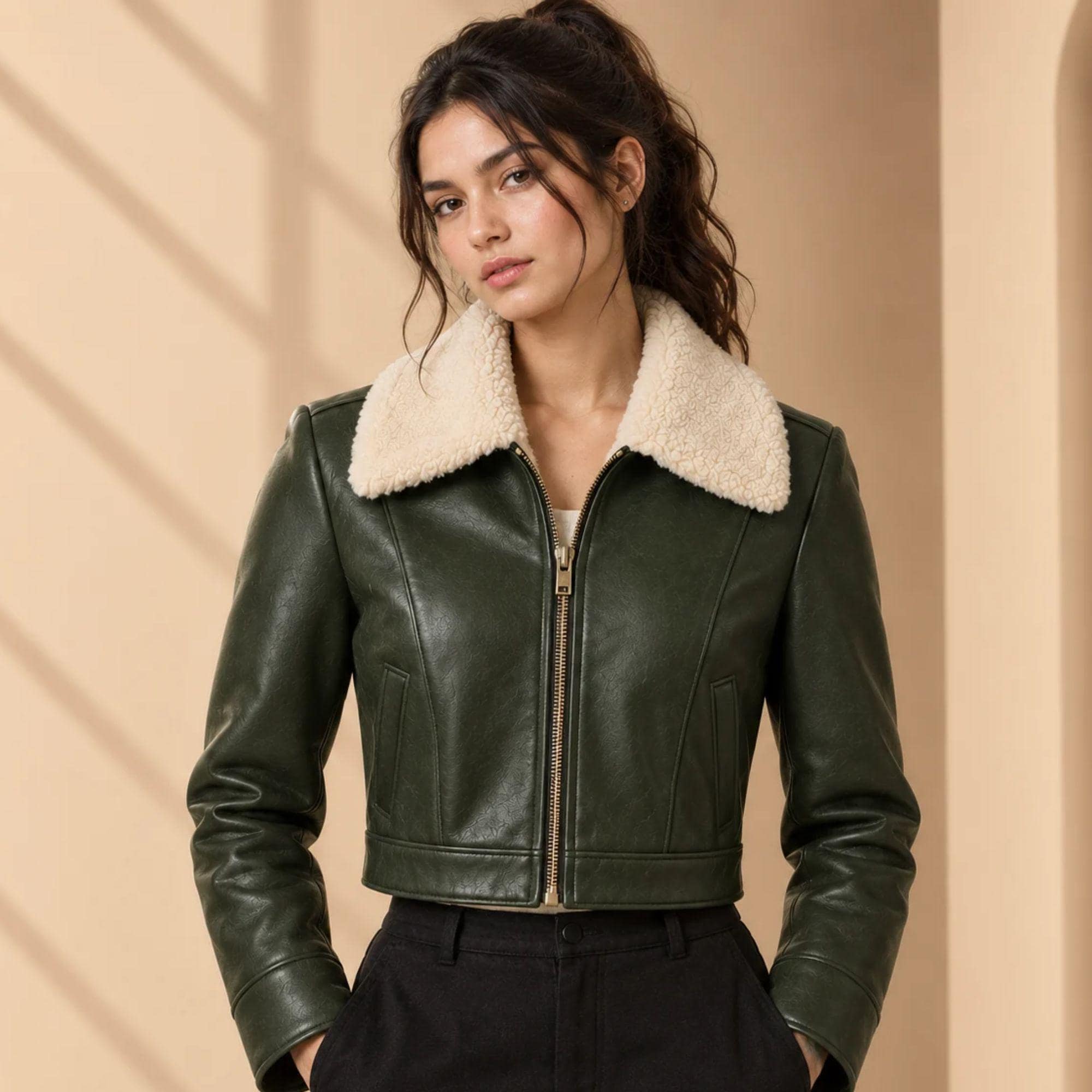 Detachable Leather Jacket Collar - Etsy
