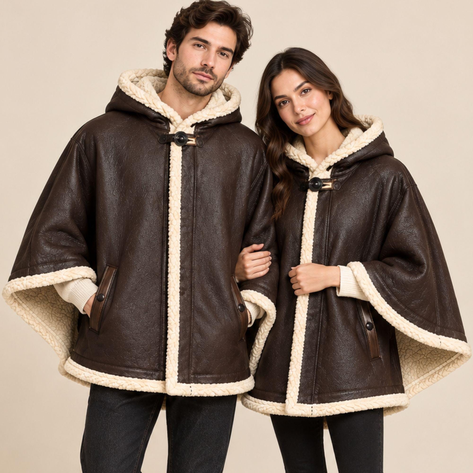 Shearling Cape - Etsy