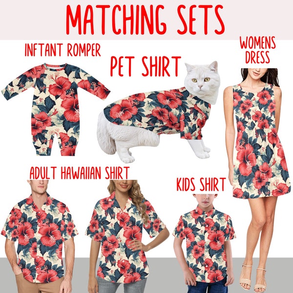 Human and Dog Hawaiian Shirts Etsy