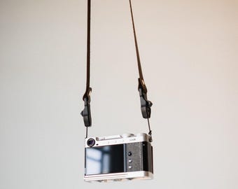 Kameragurt Leder Quick Release Pro – Magnetischer QR-Adapter, Vollleder Vintage Camera Strap