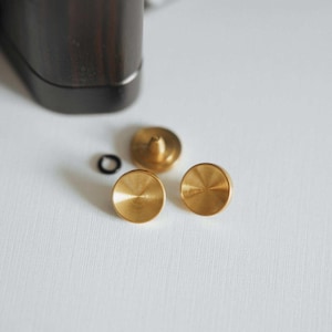 Botão disparador de latão para câmera, botão de disparo suave, dourado (botão de disparo) para câmeras digitais e de filme 35mm.