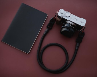 Alça de câmera com liberação rápida profissional – Alça de câmera com adaptador QR magnético, alça de câmera estilo vintage