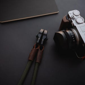 Kameraseil Quick Release Pro – Seil & Leder Vintage | Magnetischer QR - Adapter | Strapnstyles - strapnstyles