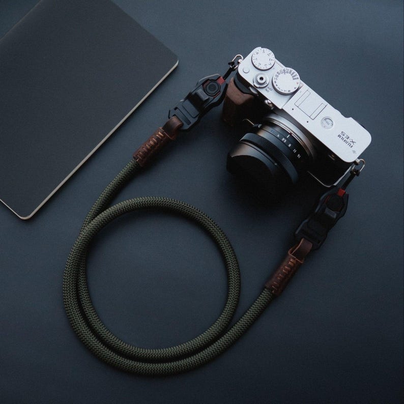 Kameraseil Quick Release Pro – Seil & Leder Vintage | Magnetischer QR - Adapter | Strapnstyles - strapnstyles