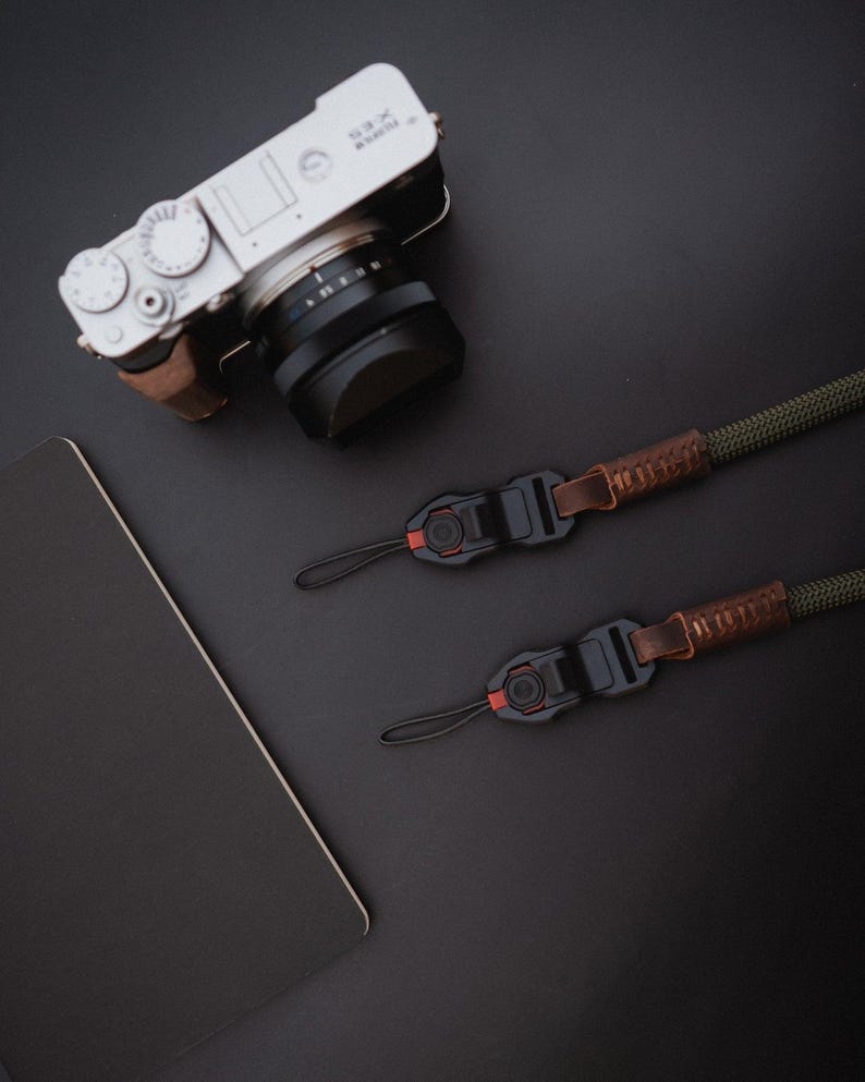 Kameraseil Quick Release Pro – Seil & Leder Vintage | Magnetischer QR - Adapter | Strapnstyles - strapnstyles
