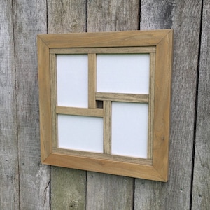 Photo Collage Frame for Multiple 8X10, 5x7, or 4x6 Pictures, 4 Opening Mixed Orientation Frame