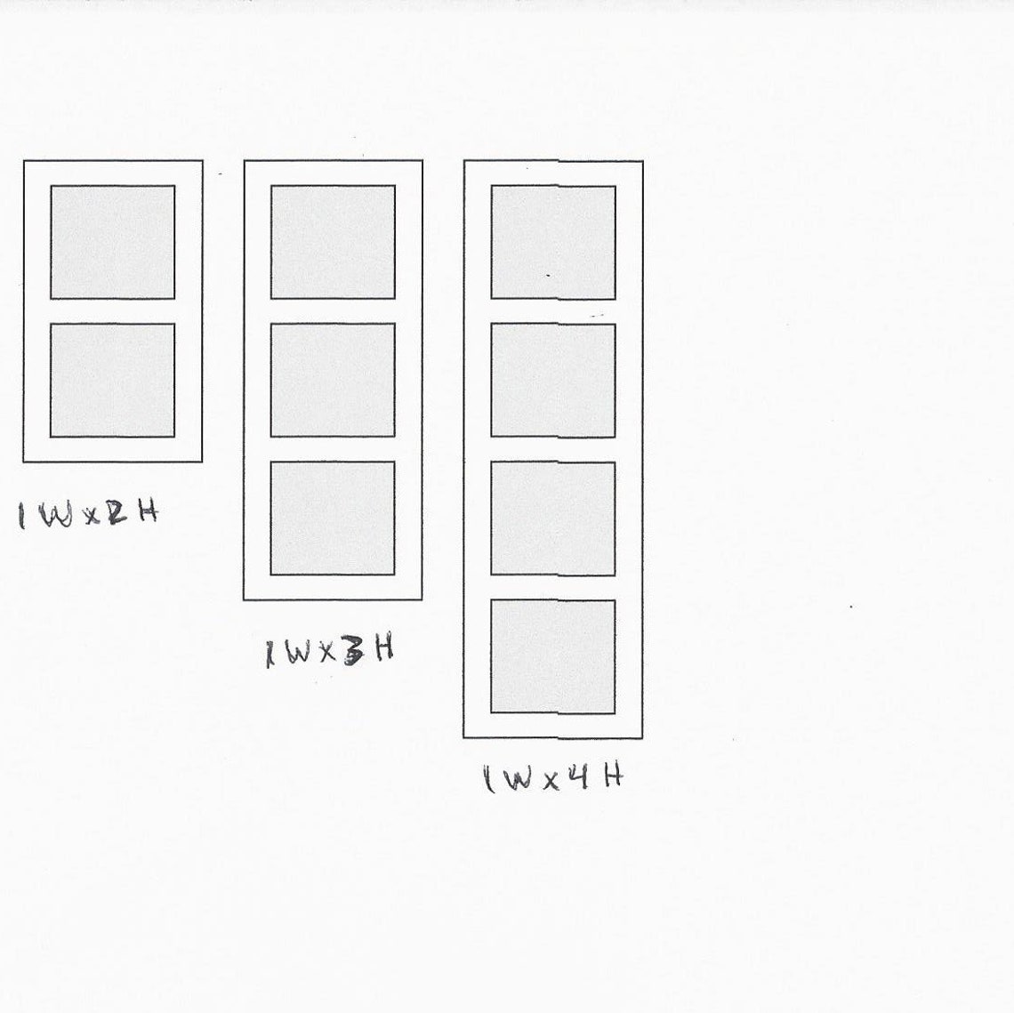 6x6 COLLAGE FRAME Square Photo Frame 6x6s Frame Photo Etsy