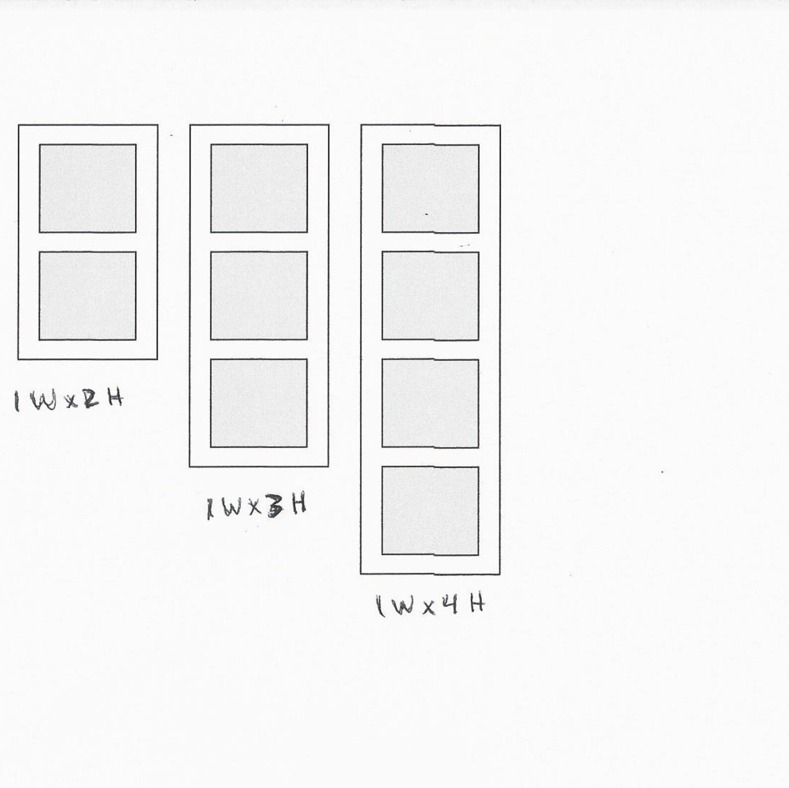 6x6 COLLAGE FRAME Square Photo Frame 6x6s Frame Photo Etsy