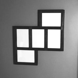 5 Opening Picture Frame Collage for 4x6, 5x7, or 8x10 Photos, Multiple Orientation Frame