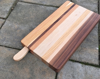 Challah Board with Slot for Bread Knife IN Cutting Board, Wedding or Housewarming Gift Idea